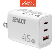 ZEALOT C35 US 45W Multi-Port Charger 2C1A Intelligent Power Distribution Safe Fast Charger for Daily