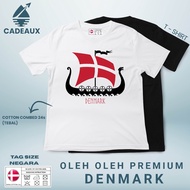 TSHIRT SOUVENIR/ BY DENMARK - PREMIUM QUALITY COTTON 24s