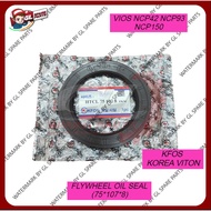 FLYWHEEL OIL SEAL (75*107*8) TOYOTA VIOS NCP42 NCP93 NCP150 (KFOS VITON KOREA)