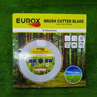 EUROX ใบตัดไม้ รุ่น 235X25.4 MM ขนาด 9นิ้ว ตัดหญ้า ตัดไม้ ใบวงเดือน BRUSH CUTTER BLADE เครื่องตัดหญ้