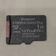 Kingston Canvas Select Plus microSDXC with SD Adapter 記憶卡 1TB [R:150] (SDCS3/1TB)