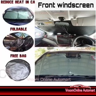 (Front Windshield) OEM 100% Custom Fit Car Front Windscreen Cover Myvi Bezza Axia Alza Aruz Cermin B