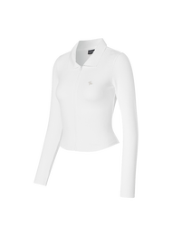 [XEXYMIX Black Label] Soft Ribbed Collar Zip-Up