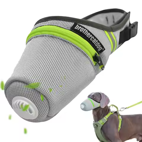 Dog Mask Dog Air Filter Mask Reusable Dog Smoke Mask Breathable Dog Respirator Mask for Pet Indoor O