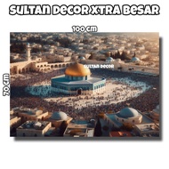 Wall DECORATION POSTER MOSQUE IMAGE AL AQSA ART PALESTINE LARGE SIZE 75x50cm 100x50cm 100x70cm 150x1
