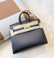 Hermes Birkin 25 黑金外縫