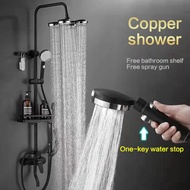 YUN JIE YA [Ten year warranty]  Copper Material Rain Shower Head /Rain Shower Set/ Bathroom Shower /