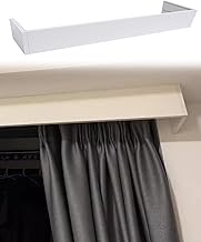 Ceiling Curtain Track Blackout Curtain Pelmet for Window Cassette Box without Track, Ceiling Mount C