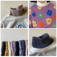 假高領毛衣 嬰兒、幼兒、女孩、男孩、領子 2-8 歲。