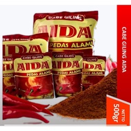 Packaging Of 500GRM AIDA PASIPIK Powder Chili Original Spicy Cayenne Pepper POLL