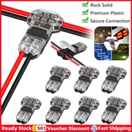 [MY Local Stock]  30PCS T1/T2 Wire Cable Snap In Connectors No-solder No-peel Quick Terminal Connect
