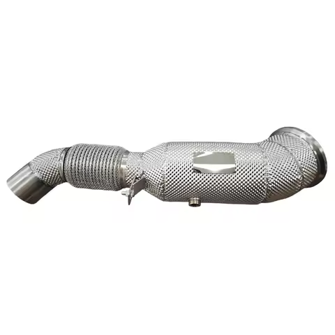 AKS Heatshield Downpipe For BMW G20 G22 M340i M440i Gen3 B58 Racing Downpipe Engine Parts