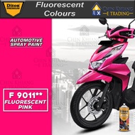 Diton Premium FP9011 Fluorescent Pink Colour Motorcycle Spray Paint 400ml