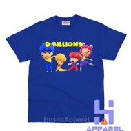 Children's T-shirt with D BILLIONS print, Baby T-shirt made of high-quality 4-way stretch Thai poly 