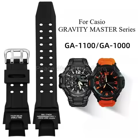 Special Size Style Antioxidant Resin Material Watch Strap for Casio GRAVITY MASTER GA-1100 GA-1000 G