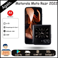Motorola Moto Razr 2022 5G  China Rom สมาร์ทโฟน Snapdragon8 + Gen1 หน้าจอ 6.7นิ้ว 144Hz Triple กล้อง 50MP แบตเตอรี่ 5000MAh 32W Google Play