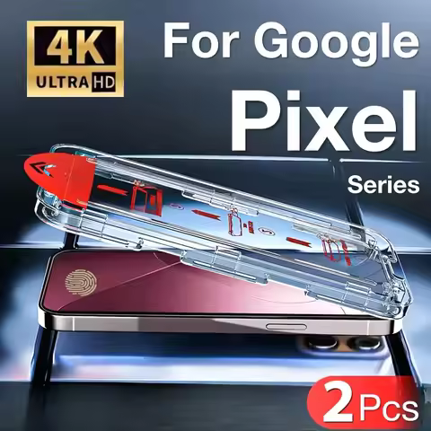2Pcs Fingerprint Unlocking Tempered Glass Suitable for Google Pixel 9 Pro XL 8 7 Pro 8A 7A 6A One-Cl
