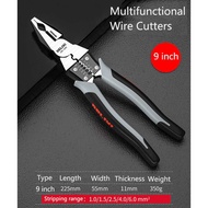 DELIXI Tang Pemotong Kawat CRV Multifungsi Wire Cutter 9 inch