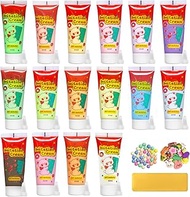 16 Colors Decoden Cream Kit, Fake Whipped Cream Glue Clay, Decoden Phone Case Kit, Suitable for DIY