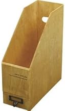 AZUMAYA AKB-210 AKB-210 Plywood Curved Wood Rack Book Holder W4.3 x D10.2 x H11.8 inches (11 x 26 x 