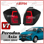 Perodua Axia (2023-2024) V7 Tail Lamp Tail Light DRL LED Daylight Taillamp Taillight Running Signal 