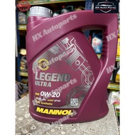 MANNOL LEGEND ULTRA FULLY SYNTHETIC ENGINE OIL SAE 0W-20,4L