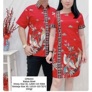 Baju Couple Pesta | Batik Couple | Baju Couple Imlek Katun Stretch