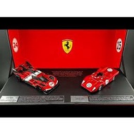 Hot wheels mattel creations heritage ferrari 2 pack rlc 312p 499p Modificata Redline club red line e