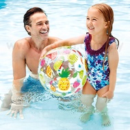 Ombak9 Intex Lively Print Inflatable Beach Ball 51-cm / 20-Inches for Children Age 3+ (WSB 20 Fruity