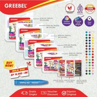 GREEBEL Crayon Kids Oil Pastel Greebel Crayon/ Children's School Crayon & Professional Non-Toxic