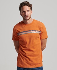 Superdry Vintage Venue T-Shirt - Denim Co Rust Orange