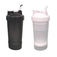 [Chuangyi] Sports Shaker Cup 500ML (Taiwan Fast Shipping) Multifunctional Three-Layer Shaker Cup Sha