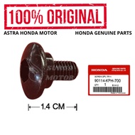 Front Turn Signal Ritting Mount Bolt 5x12 CB 150R Streetfire CRF Sonic Original Honda AHM 90114-KPH-700 Screw Special 5x12 Curly Sen Right Left CB150R 150 R CRF150L CRF250 KPH K15 K84 K56 Original Original 90114KPH700 2015 2016 2017 2018 2019 2020 2021 20