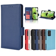 Casing For Realme GT 2Pro NEO5 GT NEO2T GT3 GTMaster Case Lychee Pattern Leather Flip Case For Realme GT NEO 5 GT3 GT Explorer Wallet Card Slot Bracket Phone Cover