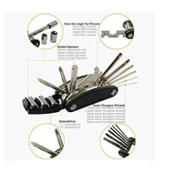[187] 🇲🇾 16 in 1 Portable Allen Key Hex Spoke Wrench Bike Multi-Function Bicycle Tool Repair Kit