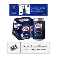 Kronenbourg 1664 Lager Beer 330ML 4s Can