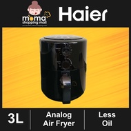 (Ready Stock) Haier 3L Analog Air Fryer - 4 Functions (Fry, Roast, Grill, Bake) - 1 Year Haier Warra