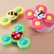 3pcs Suction Toys for kids Suction Fidget Spinner for Baby Bath