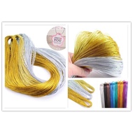 100M Golden Card Craft Gift Cord String tag thread Bauble Christmas Decorations