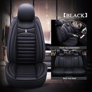 FLMY Toyota Special Car Seat Cover PU Leather Car Seat Protector Cushion Universal Fits Most 5 Seat 