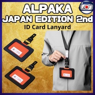 ALPAKA Business ID Card Lanyard Japan Edition 2nd Card Holder Maglock Attachment Exclusive Patch
