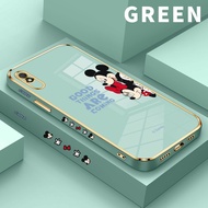 SOMYEE CaseFor Redmi 9A 9i 9AT 9A Sport 9i Sport Disney Mickey Luxury Silicone Case Cover Ultra Thin