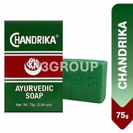 Chandrika Ayurvedic Soap / Pure Natural Herbal Bath Care Healthy Skin, 75g
