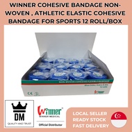 【SG Ready Stock】Winner Cohesive Bandage Non-Woven , Athletic Elastic Cohesive Bandage for Sports 12 
