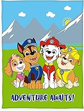 Herding Paw Patrol Fleece Blanket, 130 x 170 cm, Decorative Children's Cuddly Blanket with Colourful
