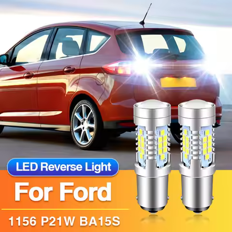 2×1156 LED Reverse Light BA15S P21W for Ford Ranger/S B C-Max I/EcoSport/Escort/Fiesta/Focus MK1 MK2