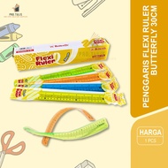 Butterfly Flexi Ruler 30cm Flexible Ruler Butterfly Flexible Ruler