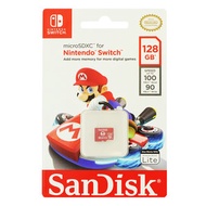 SanDisk - 128GB Nintendo Switch A1 UHS-I microSDXC 遊戲記憶卡 100MB/s (SDSQXAO-128G-GNCZN)