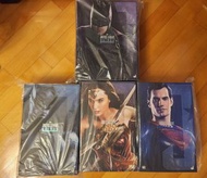 Hottoys Justice League . MMS465 JL Superman, MMS432 JL Tactial Batman, MMS451 Wonder Woman Deluxe Ve