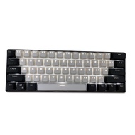 Black and white Keycap,Topwang 61 PBT keycaps Specials event Keycaps, backlit two-color mechanical k